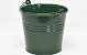 Seau Zinc H14cm Vert