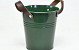 Emmer Zink Leer H18cm Groen