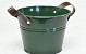 Emmer Zink Leer H16cm Groen