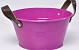 Planter Zinc H12cm Fuchsia