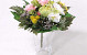 Bouquet Printemps Blanc-Rose 22cm