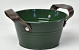 Planter Zinc H10cm Green