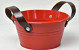 Planteur Zinc H10cm Rouge