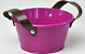 Planteur Zinc H10cm Fuchsia