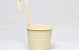Hanging Planter Zinc H14/H32cm Cream