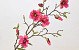 Tige de Magnolia 78cm Rose Foncé