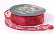 Organza Ribbon red D1 37mm 25m