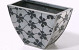 Pot Demi Lune -Fiore- noir 15cm