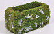 Blumentopf Grün Moos 20x10cm
