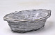 Woven basket Grey L40cm