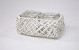 Basket with glass white