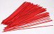 Bamboe Stok 60cm rood