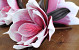Blume Schaumstoff 18cm weiss/rosa
