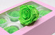 Rose Heads 6cm green glow