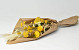 Dried Flower Bouquet Yellow Natural 60cm