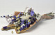 Flat Bouquet 60cm Blue White