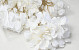 Hydrangea Head White D16cm