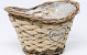 Basket L24cm natural/brown