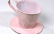 Cup and Saucer D16cm light pink