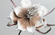 Foam Flower White-Mocca, D 20cm