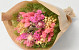 Trockenblumenstrauß Rosa 40cm