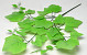 Artificial Grape Ivy Green 62cm 