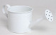 Planter Watering Can D10cm Blanc