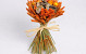 Bouquet Séchée d10cm orange