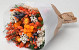 Dried Flower Bouquet Orange