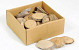 Wooden Slices oval 35pcs