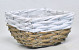 Basket B17cm Gris-Blanc