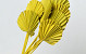 Palm Spear round Yellow 40-55cm 