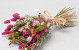Trockenblumenstrauß Grün Rosa 55cm