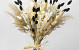 Bouquet de Fleurs Séchées Blanc Naturel 55cm