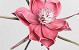 Foam Flower Dark Pink, D 20cm