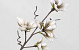 Foam Flower Spray White/Grey 70cm  