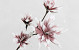 Foam Flower Spray White/Lilac 85cm