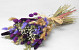 Trockenblumenstrauß Violett Natur 55cm