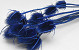 Cardoon Thistle Blue 70cm