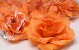 Künstliche Rosa Orange D10cm