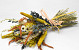 Dried Field Bouquet Natural/Yellow 45cm