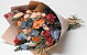 Droogbloemen Boeket Perzik 40cm