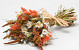 Dried Flower Bouquet Orange 55cm