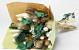 Dried Flower Bouquet Natural/White 40cm