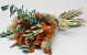 Feldstrauß Natur/Orange 55cm