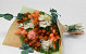 Dried Flower Bouquet Orange 55cm