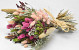 Bouquet de Campagne Vert-Rose 60cm
