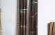 Bamboo Pole Noir 100cm