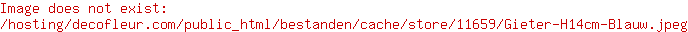 Gieter H14cm Blauw
