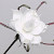 Fleur en mousse Blanc, D 20cm
